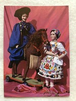 Old Tihany - doll museum, dolls in traditional clothes postcard - post office -3.