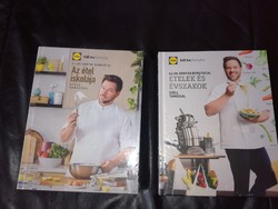 2 db új, fóliás szakácskönyv
