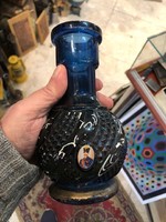 Glass vase, Turkish, rarity, height 22 cm rarity.