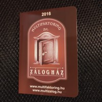 Multifactoring zrt. Card calendar 2016