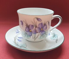 Winterling Röslau Bavaria German porcelain coffee tea set cup saucer with flower pattern