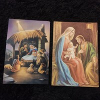 2 Easter postcards from Slovakia, Christian from the 1990s (together)