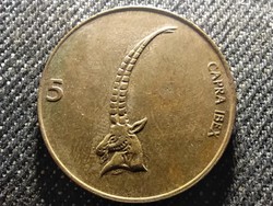 Szlovénia alpesi kőszáli kecske 5 tolar 1999(id27073)