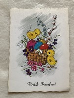 Old graphic Easter postcard -3.
