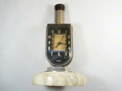 Retro régi ébresztőóra ébresztő óra vekker - kb. 1970-es évekből működik Mofém magyar gyártmány