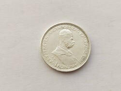 FERENC JÓZSEF JUBILEUMI EZÜST 1 KORONA 1896.