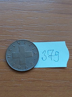 HUF 30 / Swiss 2 rappen 1963 b (bern), bronze 379