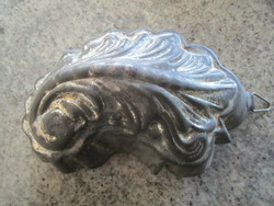 Biedermeier Metal Pastry Chef's Baking Mold, Sharp Outline, Museum Quality