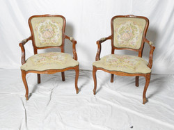 2 antique armchairs