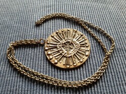 János Percz marked pendant on a chain