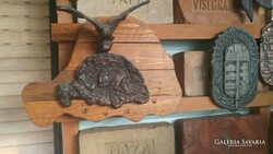 Egyedi Trianon Turul Nagy Magyarország szobor plakett Fém öntvény kúlcstartó sas