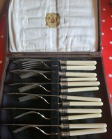 Sheffield fork and knife set