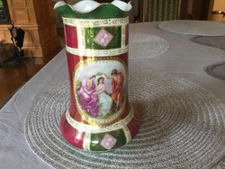 Royal Oepiag, osztrák festményes váza, 20 centis
