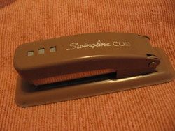 Retro drab swingline cub stapler from the 60s