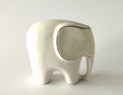 Art deco Luigi Colani designed porcelain elephant