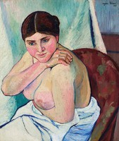Suzanne Valadon, Juliette is sitting in the armchair, reprint