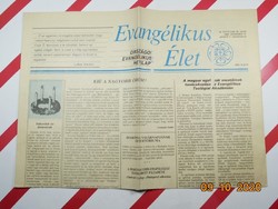 Old retro newspaper - evangelical life - December 10, 1989. For my birthday