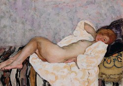 Henri lebasque - reclining nude - reprint