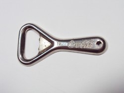 Retro metal beer opener trink coca cola brand from the 1970s, made in Germany