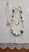 2 Art Deco bling chains and 2 pendants