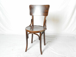Antik Thonet teli háttámlás szék (restaurált)