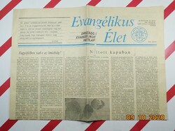 Old retro newspaper evangelical life 1990. May 20. For his birthday