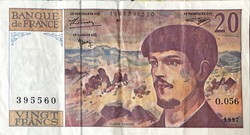 Banknote France 20 Francs Debussy - 1997