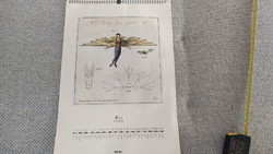 (K) Malév naptár w f quimby flying apparatus 1872 (repülés)