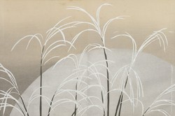 Kamisaka Sekka - Nádas holdfényben - reprint