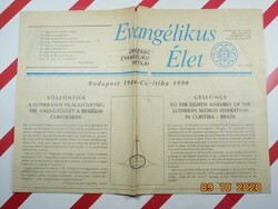 Old retro newspaper - evangelical life - January 28, 1990. Birthday gift