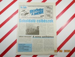 Old retro newspaper - crime prevention publication of in-kal security - May 1994 - birthday present