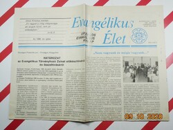 Old retro newspaper - evangelical life - January 7, 1990. Birthday gift