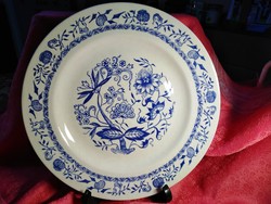 Antik hagymamintás porcelán nagy lapos tányér