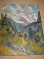 Oil painting/alps