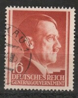 Német megszállás 0055 (Generalgouvernement) Mi 76      2,50 Euró