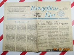 Old retro newspaper - evangelical life - 1990. May 13. Birthday gift
