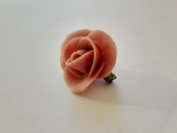 Retro rózsa alakú bross régi kitűző