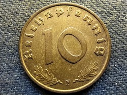 Németország Horogkeresztes 10 birodalmi pfennig 1938 F (id72965)