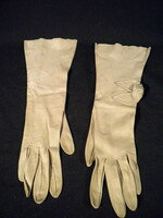 S738 antique deerskin long women's gloves