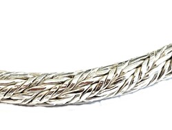 Silver snake bracelet