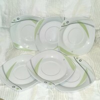 6 Westside porcelain plates