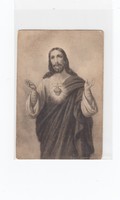 Vallásos képeslap (krisztus) 1926