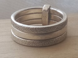 Női 3 karikás ezüst gyűrű