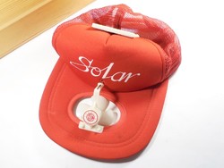 Retro old solar brand solar fan baseball cap 1980s