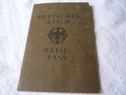 Reich travel pass.