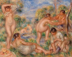 Pierre-Auguste Renoir - Fürdőzők - reprint