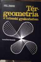 Imre Pál spatial geometry in technical practice - 2 3d spectators (glasses) - textbook 1973.