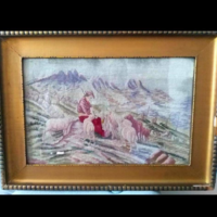 Tapestry picture, Shepherd's boy