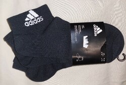 Adidas unisex black ankle socks 3 pairs