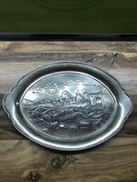 Silver decorative tray